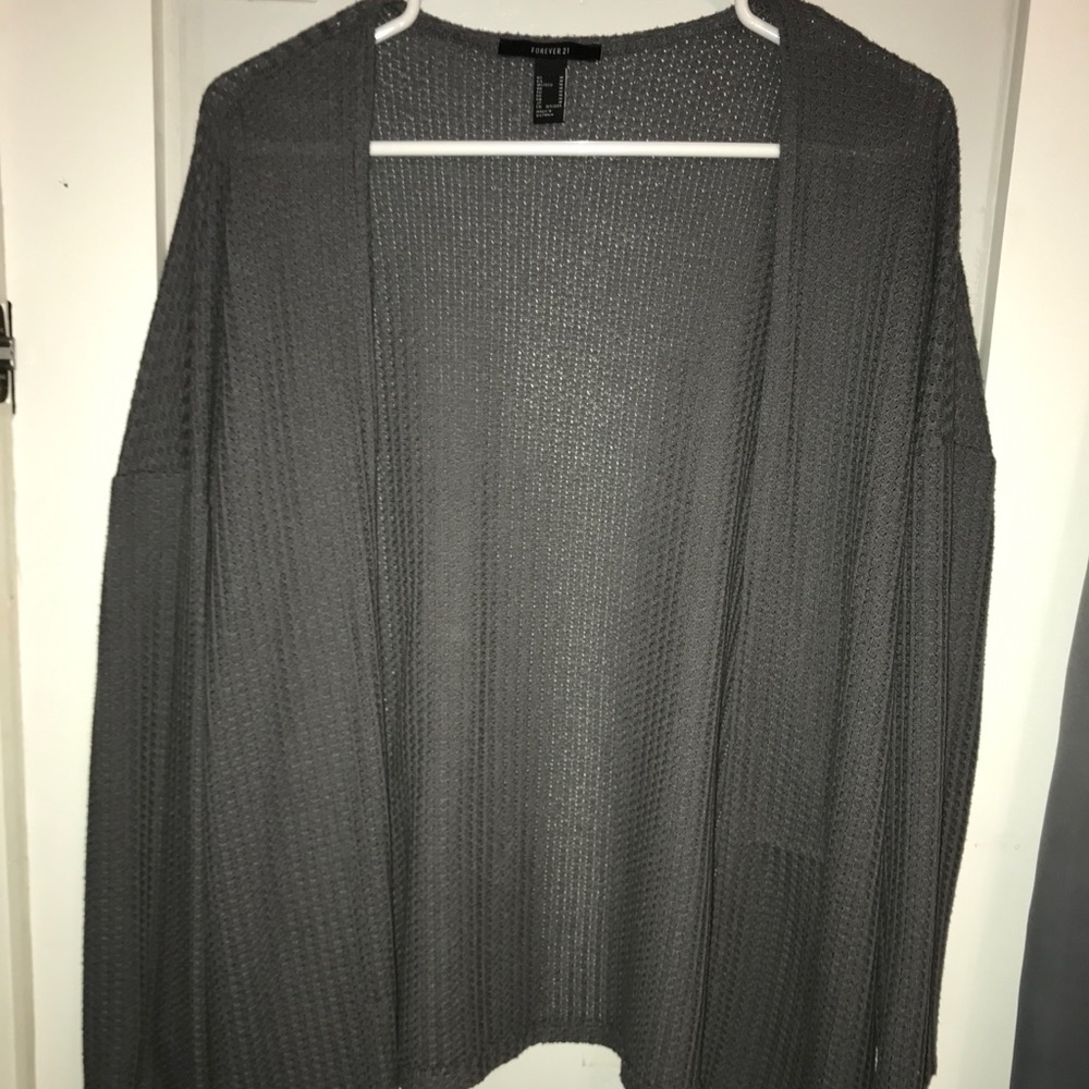 Gray Cardigan